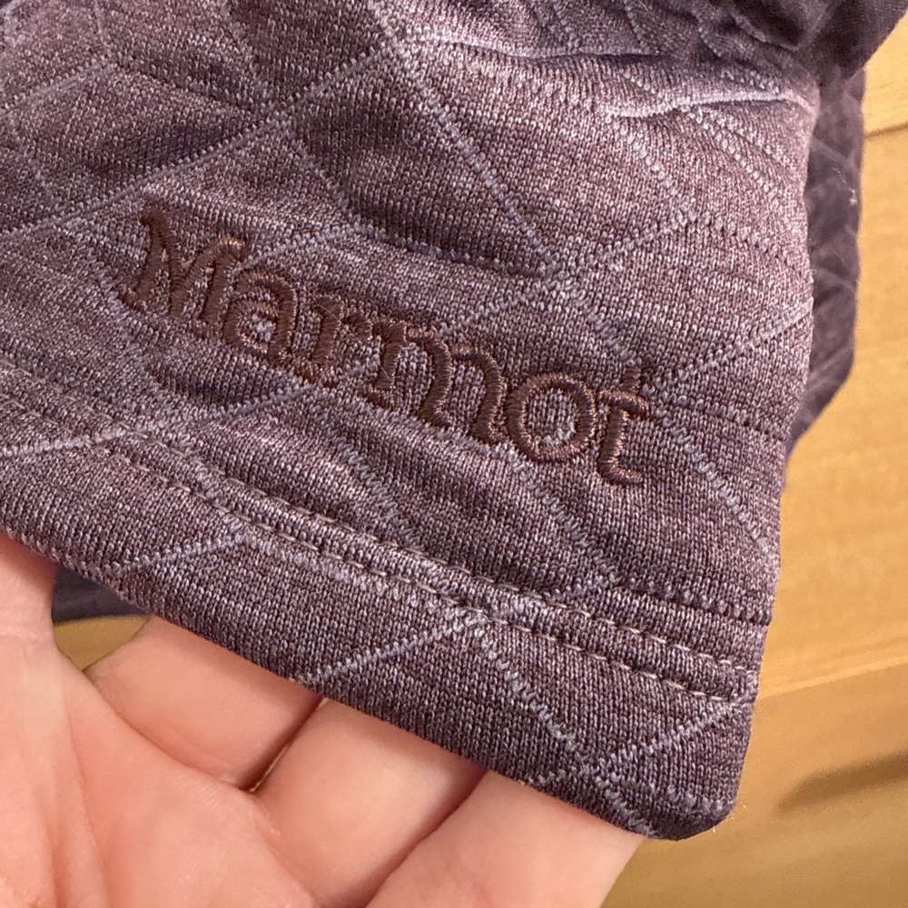 Marmot Annie Purple Quilted Funnel Neck Pullover Women XL  Activewear Athleisure - Picture 4 of 9